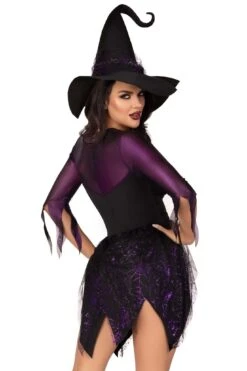 LEG AVENUE 2 Piece Mystical Witch Dress Costume Set -Strippers Heels Store 2 Piece Mystical Witch Dress Costume Set Witch Costumes Leg Avenue SEXYSHOES COM 2