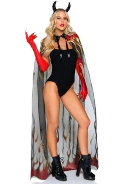 LEG AVENUE 2 Piece Devil Costume Accessory Set -Strippers Heels Store 2763 2766 01