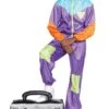 LEG AVENUE 2 Piece Awesome 80s Track Suit -Strippers Heels Store 2PC Awesome 80s Track Suit 80s Costumes Leg Avenue Multi SEXYSHOES COM