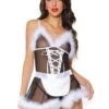 Coquette 3 Pc French Maid Babydoll Set 2 Coquette 3 Pc French Maid Babydoll Set -Strippers Heels Store 3 Pc French Maid Babydoll Set Babydolls Coquette Black SEXYSHOES COM