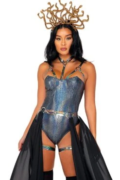 3pc Sensual Serpent Medusa Queen