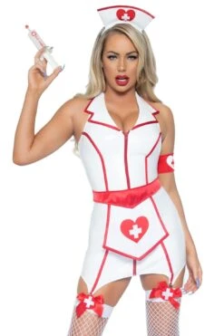 LEG AVENUE 4 Piece Er Hottie Costume Set