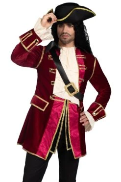 LEG AVENUE 4 Piece Pirate Captain Costume Set -Strippers Heels Store 4 Piece Pirate Captain Costume Set Pirate Costumes Leg Avenue SEXYSHOES COM 3
