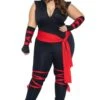 LEG AVENUE 4 Piece Deadly Ninja -Strippers Heels Store 4PC Deadly Ninja Ninja Costumes Leg Avenue Black SEXYSHOES COM