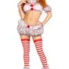 LEG AVENUE 6PC. Deadly Darling Clown -Strippers Heels Store 6PC Deadly Darling Clown Circus Costumes Leg Avenue Multi SEXYSHOES COM