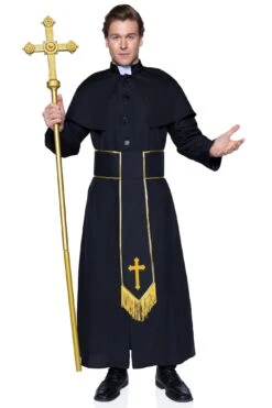 LEG AVENUE 2 Piece Priest Costume -Strippers Heels Store 85334 03 001