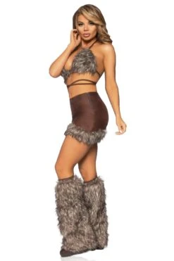 LEG AVENUE 3 Piece Cave Babe