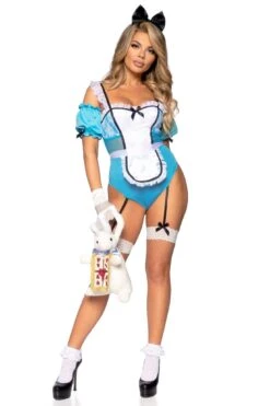 LEG AVENUE 4 Piece Curious Miss Alice -Strippers Heels Store 87121 06 059