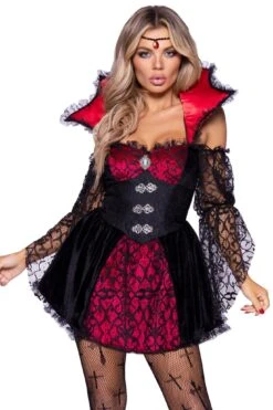 LEG AVENUE 2 Piece Victorian Vampire -Strippers Heels Store 87146 001 011