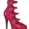 Bordello TEEZE-23 Ankle Boot -Strippers Heels Store Bordello TEEZE 23 Ankle Boot Ankle Boots Bordello Fuchsia SEXYSHOES COM