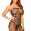 LEG AVENUE Crystallized Fishnet Convertible Tube Dress -Strippers Heels Store Crystallized Fishnet Convertible Tube Dress Stripper Dresses Leg Avenue Black SEXYSHOES COM
