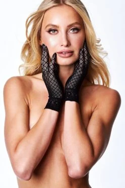 Baci Lingerie Diamond Jacquard Glove