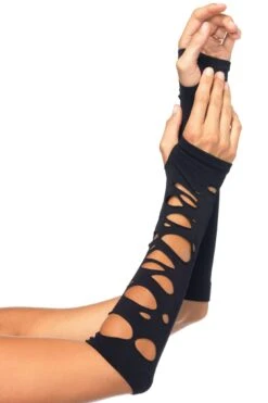 LEG AVENUE Distressed Arm Warmers