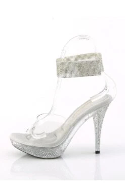 ELEGANT-442 Clear Vinyl Sandal -Strippers Heels Store ELEGANT 442 Clear Vinyl Sandal Sandals Fabulicious SEXYSHOES COM 3