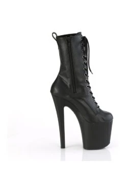 PLEASER ENCHANT-1040 Black Faux Leather Knee Boot -Strippers Heels Store ENCHANT 1040 Black Faux Leather Knee Boot Knee Boots Pleaser SEXYSHOES COM 5