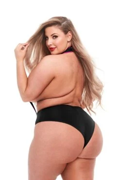 Elastic Suspender Teddy -Strippers Heels Store Elastic Suspender Teddy Teddies Lapdance Lingerie Black SEXYSHOESCOM 4