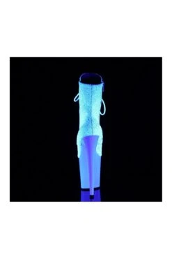 PLEASER FLAMINGO-1020LG White Patent Ankle Boot -Strippers Heels Store FLAMINGO 1020LG White Patent Ankle Boot Ankle Boots Pleaser SEXYSHOES COM 4