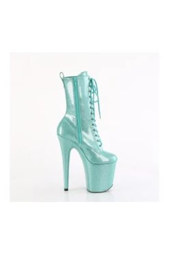 PLEASER FLAMINGO-1040GP Turquoise Patent Ankle Boot -Strippers Heels Store FLAMINGO 1040GP Turquoise Patent Ankle Boot Ankle Boots Pleaser SEXYSHOES COM 5