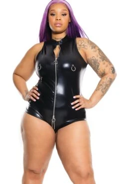 Coquette Front To Back Zipper Bodysuit | Queen