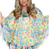 LEG AVENUE Hippie Poncho Costume -Strippers Heels Store Hippie Poncho Costume Retro Costumes Leg Avenue Multi SEXYSHOESCOM