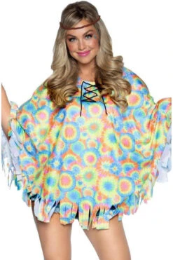 LEG AVENUE Hippie Poncho Costume