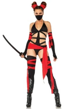 LEG AVENUE Killer Ninja Costume -Strippers Heels Store Killer Ninja Costume Villian Costumes Leg Avenue SEXYSHOESCOM 2