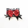 Kitten Collection Diamond Print Choker -Strippers Heels Store Kitten Collection Diamond Print Choker Body Jewelry Daisy Corsets Red SEXYSHOES COM