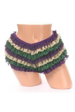 Mardi Gras Glitter Ruffle Panty