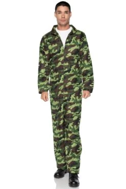 LEG AVENUE Men's Camo Jumpsuit