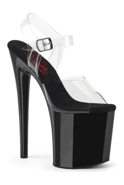 PLEASER NAUGHTY-808 Clear PVC Sandal