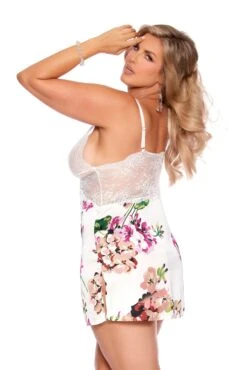 PLUS SIZE CHEMISE WITH ADJUSTABLE STRAPS -Strippers Heels Store PLUS SIZE CHEMISE WITH ADJUSTABLE STRAPS Chemises Elegant Moments SEXYSHOES COM 2