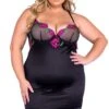 Peony Chemise Plus Size -Strippers Heels Store Peony Paradise Chemise Chemises Roma Confidential Black SEXYSHOES COM 78252a64 4687 452d bef8 78cf376866ff