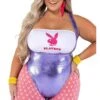 Playboy Plus Size 80's Fitness Costume -Strippers Heels Store Playboy Plus Size 80s Fitness Costume 80s Costumes Roma Costumes SEXYSHOESCOM