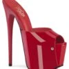 Pleaser JUBILANT-01 Slide -Strippers Heels Store Pleaser JUBILANT 01 Slide Slides Pleaser Red SEXYSHOES COM