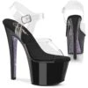 Pleaser SKY-308CRS Sandal -Strippers Heels Store Pleaser SKY 308CRS Sandal Sandals Pleaser Clear SEXYSHOES COM