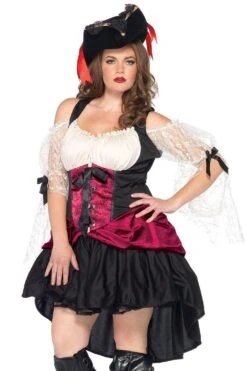 LEG AVENUE Plus Size Wicked Wench Costume