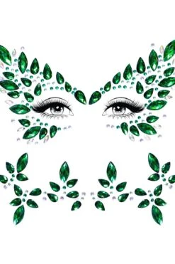 LEG AVENUE Poison Adhesive Face Jewels Sticker