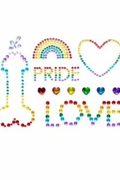 LEG AVENUE Pride Adhesive Body Jewels Stickers