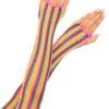 LEG AVENUE Rainbow Net Arm Warmers -Strippers Heels Store Rainbow Net Arm Warmers Gloves Leg Avenue Multi SEXYSHOES COM