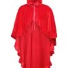 Red Velvet Hooded Ruffle Cape -Strippers Heels Store Red Velvet Hooded Ruffle Cape Cape Bolero Daisy Corsets Red SEXYSHOES COM