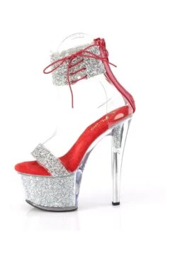 PLEASER SKY-327RSI Silver Vinyl Sandal -Strippers Heels Store SKY 327RSI Silver Vinyl Sandal Sandals Pleaser SEXYSHOES COM 3 474d4035 3427 4f05 ade8 ba514e458f66