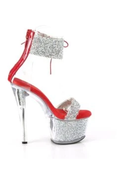PLEASER SKY-327RSI Silver Vinyl Sandal -Strippers Heels Store SKY 327RSI Silver Vinyl Sandal Sandals Pleaser SEXYSHOES COM 5 78e05d4c 1a63 43cd b3cc c9fc3ad834d4