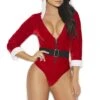 Santa'S Tease Velvet Hooded Teddy -Strippers Heels Store Santas Tease Velvet Hooded Teddy Fantasy Lingerie Elegant Moments SEXYSHOESCOM