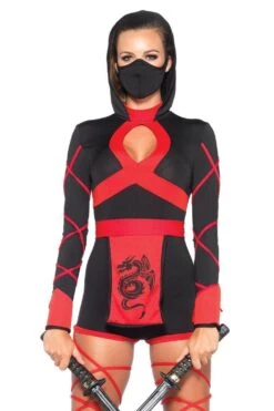 LEG AVENUE Sexy Dragon Ninja Costume