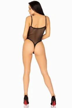 LEG AVENUE Snap Crotch Mesh Cami Bodysuit, Adjustable Straps, Thong Back -Strippers Heels Store Snap Crotch Mesh Cami Bodysuit Adjustable Straps Thong Back Bodysuits Leg Avenue SEXYSHOES COM 7