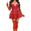 Top Drawer 5 PC Red Sequin Nurse Corset Costume -Strippers Heels Store Top Drawer 5 PC Red Sequin Nurse Corset Costume Nurse Costumes Daisy Corsets Red SEXYSHOES COM