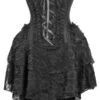 Top Drawer Steel Boned Strapless Black Lace Victorian Corset Dress -Strippers Heels Store Top Drawer Steel Boned Strapless Black Lace Victorian Corset Dress Costume Dresses Daisy Corsets SEXYSHOES COM