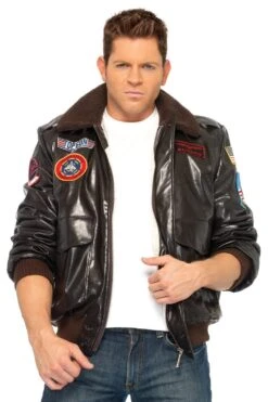 LEG AVENUE Top Gun Men's Bomber Jacket SM