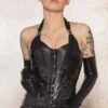Turbulence Corset Vinyl -Strippers Heels Store Turbulence Corset Vinyl Fetish Corsets Patrice Catanzaro Black SEXYSHOES COM