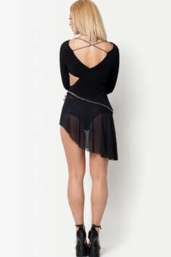 MONACO Long Sleeve Lycra Dress -Strippers Heels Store UntitledCatalog0729